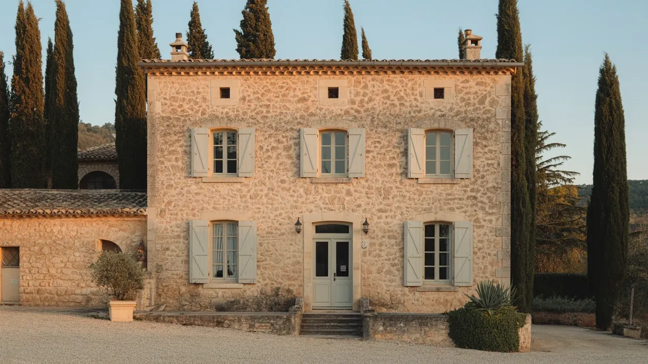 Mas proven&ccedil;al apr&egrave;s nettoyage de fa&ccedil;ade par Simplest Services