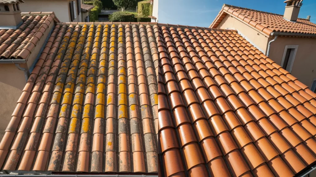 Toiture tuiles canal Aix-en-Provence