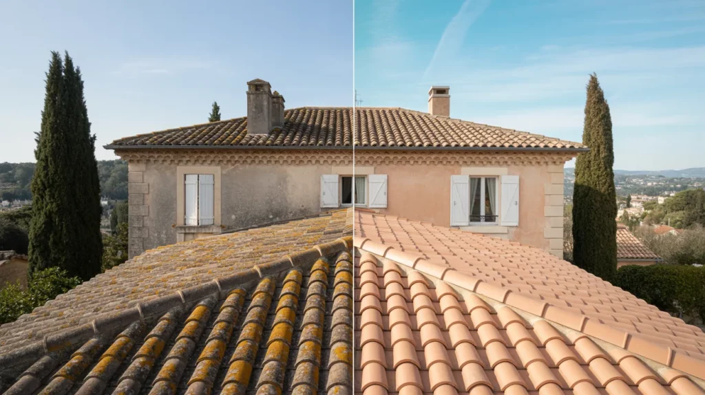 Toiture villa provençale Cassis