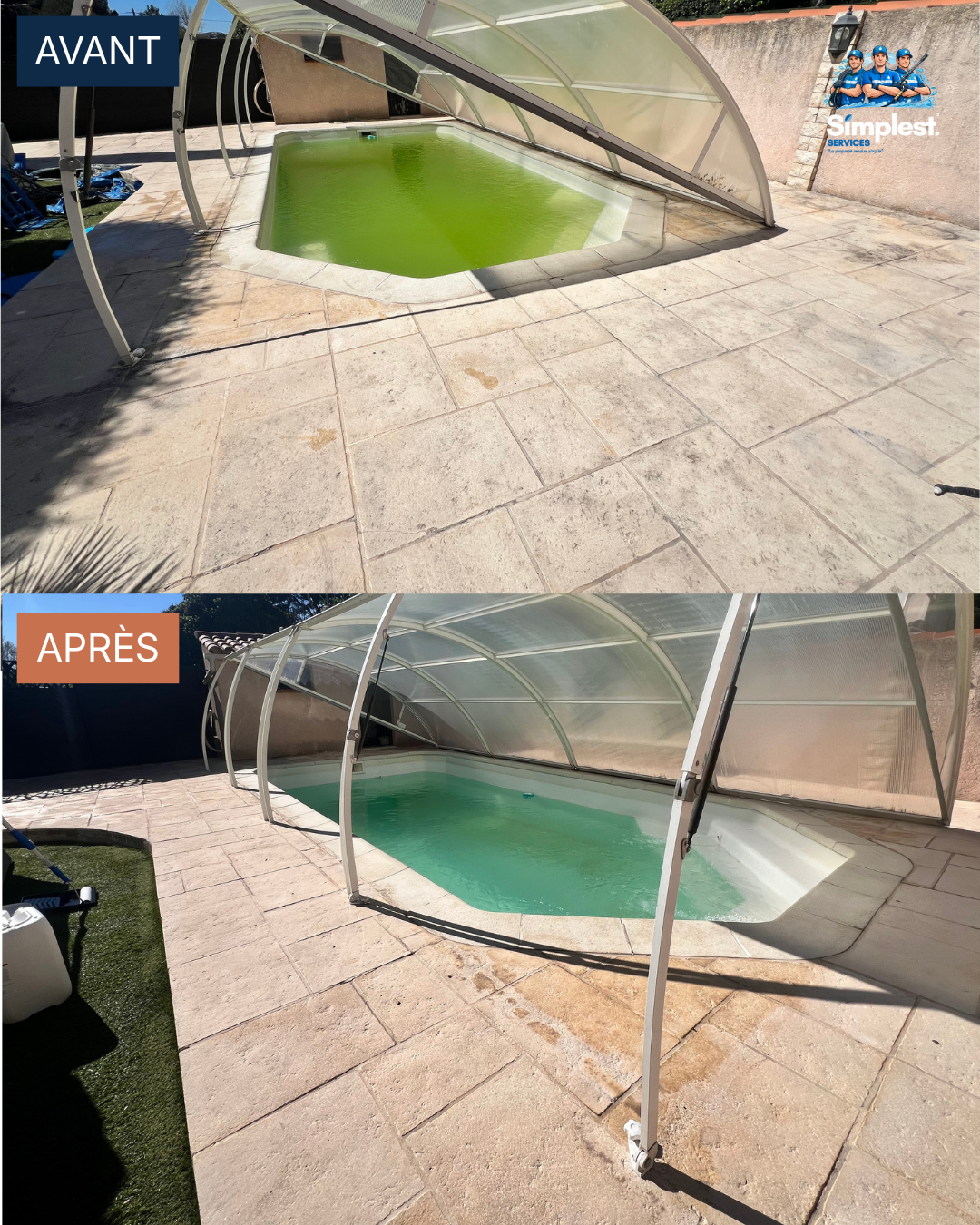 Nettoyage terrasses au Rove