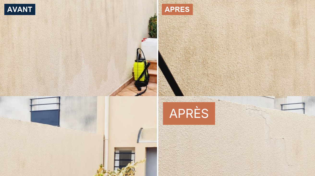 Traitement hydrofuge de fa&ccedil;ade
